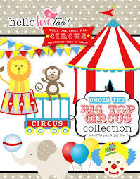 Instant Download Under The Bigtop Circus Digital By Hellolovetoo 5 00 Circus Party Invitations Kid Circus Party Circus Theme Party