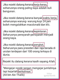 .7 amalan yang boleh membantu kita untuk dimurahkan rezki dan mendapatkan kehidupan yang berkat. Resume Kreatif Ø¹Ù„Ù‰ ØªÙˆÙŠØªØ± Rezeki Yang Berkat Kredit Pesan Bonda