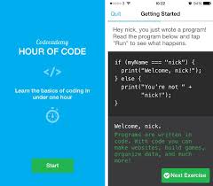 Codecademy Hour Of Code Iphone App Offers Basic Programming Lessons Coding Apps Basic Programming Classroom Coding