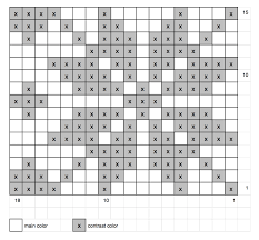 77 curious star knitting chart