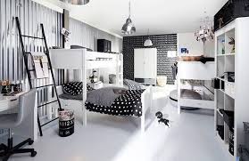 Black And White Childrens Room Black And White Kids Rooms White Kids Room Black White Rooms Room