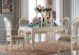 Me cream wayfair north america $ 1276.00. Luxury Wooden Ding Table And Chair White Color Dining Sets Classical Dining Table Dining Room Furniture Furniture Desk Chair Furniture Swingsfurniture Crayons Aliexpress