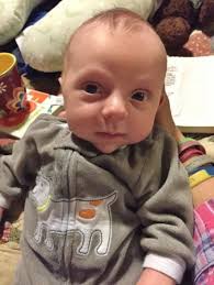 Alyson and Francis Mahon have a baby boy