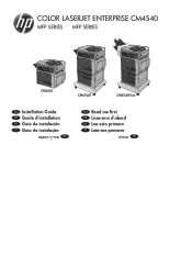 All drivers available for download have been scanned by antivirus program. Hp Color Laserjet Enterprise Cm4540 Mfp Manual