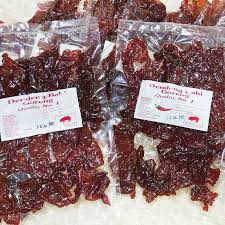 Dendeng babi adalah produk makanan berbentuk lempengan yang terbuat dari irisan daging babi 2.3 #(arat mutu den'eng ba&% dendeng babi yang baik yaitu dendeng babi yang memiliki mutu. Dendeng Babi Goreng Medan Quality No 1 Non Halal Shopee Indonesia