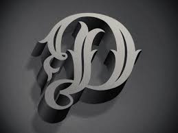 See more ideas about alphabet, lettering, lettering alphabet. D Experimental Monogram Symbol Logo Design Letter D Tattoo Lettering Fonts Tattoo Lettering