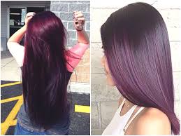 If searching for something more subtle, a dark plum shade will give your hair just the right amount of fruity, juicy pinches. Burgundy Purple Hair On Dark Skin