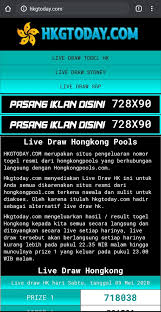 Live Draw Hk Hongkongpools Live Hk Tercepat Di 2020 Hubungan Sydney