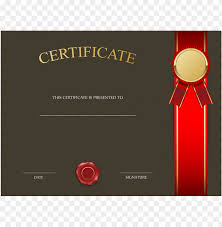 Browse our free and printable certificate templates. Download Brown Certificate Template Clipart Png Photo Toppng