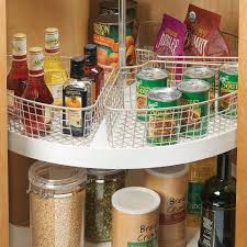 Keep It Neat These Lazy Susan Bins Maximize Corner Cabinet Space And Keep Your Pantry Organized Ides Kitchen Gadgets Storage Lazy Susan Kitchen Organization