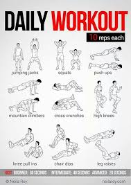 Visual Workout Guides For Full Bodyweight No Equipment Training Healthyliving Easy Daily Workouts Daily Workout Gym Plan