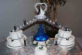 Cakes With Fountains And Lights Fountain Wedding Cakes Wedding Cakes Fountains