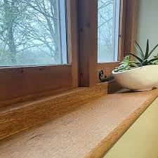Clean and concise detail for this situation. Solid Oak Window Board Sill Hardwood Shelf Wood Bull Nose Per M Ebay