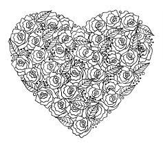 236x228 wedding shower adult coloring page love heart digital wildflower. Pin On Valentine S Day Crafts