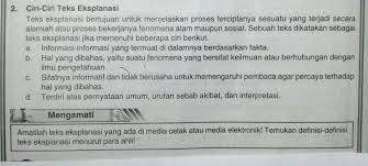 Bersifat objektif, global, dan universal. Tuliskan Ciri Ciri Teks Prosedur Brainly Lakaran