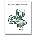 Buy the best printed golf course Spring Valley Golf Course ...