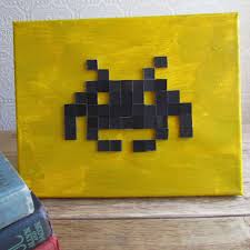 Recycled Book 8 Bit Art By D Pad Arte Madera Hama