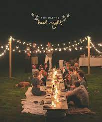 Find the perfect outdoor dinner party stock photos and editorial news pictures from getty images. Dinner Party Fairy Lights Backyard Party Outdoor Dinner Parties Outdoor Parties