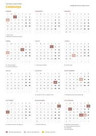 El calendario laboral de 2021 aprobado por el gobierno y publicado en el boletín oficial del estado , marca los días laborables y loas días festivos en españa. Calendario Laboral 2020 Catalunya Ccoo Calendario 2019