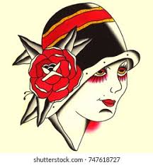 8+ Hundred Oldschool Rose Tattoo Royalty-Free Images, Stock Photos &  Pictures