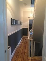 An Inspirational Image From Farrow And Ball Downpipe Below The Dado Rail And Strong White Above Dado Rail Hallway Colours Dado Rail Hallway