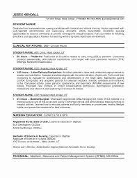 Nursing Student Skills For Resume Inspirational Example Student Nurse Resume Free Sample Nursing Resume Examples Nursing Resume Template Student Nurse Resume