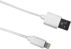Lightning is a proprietary computer bus and power connector created and designed by apple inc. Isy Iuc 2001 Lightning Kabel 1 M Weiss Mediamarkt