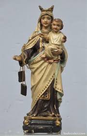 Virgen de la medalla milagrosa; Bonita Virgen Del Carmen Olot Buy Antique Religious Sculpture At Todocoleccion 208250635