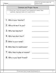 Common nouns don't identify something specific by. 63 Excelent Common Noun And Proper Noun Worksheet Photo Ideas Samsfriedchickenanddonuts