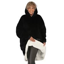 Use code prime21 at checkout for 20% off everything! The Comfy Original Oversized Microfiber Sherpa Wearable Blanket Seen On Shark Tank One Size Fits All Black Buy Online In Guernsey At Guernsey Desertcart Com Productid 82778906