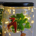 Unearth a Story: Dino Terrariums