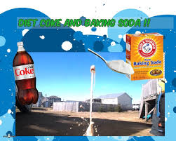 Kids Science Experiment Diet Coke Baking Soda Big Reaction Baking Soda Experiments Science Experiments Kids Science For Kids