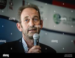 Help for Heroes founder, Mark Elliott talks to the press during a press  conference at The Kia Oval, London Stock Photo