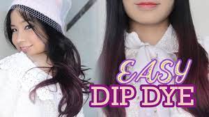 As long as the hair colour that frames your face works with your skin tone, then anything—well, almost. Purple Hair How To Easy Dip Dye Hair At Home Asian Hair Youtube
