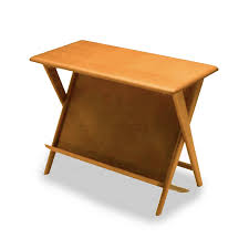 Look under tables, chairs, on back panels, etc for a stamped color. Heywood Wakefield Mid Century Modern Small Tables
