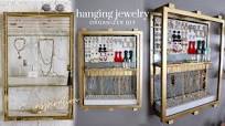Affordable Hanging Jewelry Organizer DIY | Kelsley Nicole