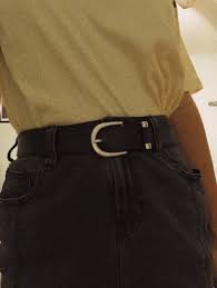 Aesthetic Black And Yellow Clothes Trendy Yellow Edgy Aesthetic Belt Black 90s Aesthetic Fashion Womens Fashion Classy Autumn Fashion Women