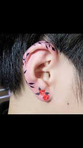 Pin By Frida Hohenthal On Tattoo Ideas Ear Tattoo Shape Tattoo Tattoo Trends