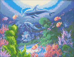 All of the items sold by yarn tree are available wholesale to. Dolphins Under The Sea Counted Cross Stitch Patterns And Charts