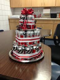 Diet Coke Cake Made Out Of 24 Soda Cans Happy Birthday Hollie Diet Coke Cake Soda Can Cakes Cake In A Can