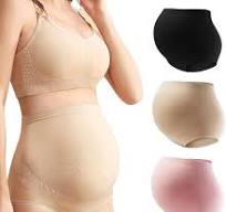 Mama Plus Women's Maternity Underwear Over Bump High Waist Seamless Briefs Soft Stretch Pregnancy Panties Multi-Pack