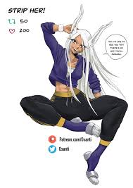 I Have Started A strip The Character Challenge For Mirko! It Was Very Fun  To Draw Her Muscles ~ [Osanti] Hentai, Rule34, R34, XXX