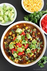 Black Bean Lentil Taco Soup Vegan The Garden Grazer Recipe Lentil Tacos Taco Soup Lentil Recipes