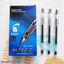 Jual Pilot Hi Tec C 0 3mm Hitam Kota Makassar Ateka Mart Tokopedia