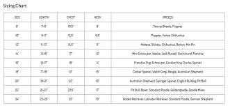 Fabdog Size Chart