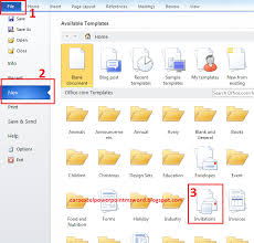 Cara Membuat Kartu Undangan Pernikahan Di Microsoft Word 2010 Panduan Microsoft Office Word Power Point Excel