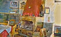 Fireplace at Dragon's Cave Tavern Digital Art by Antonios ...