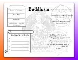 Buddhism Visual Study Guide Study Guide Social Studies Worksheets Buddhism