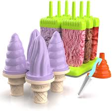 A verified cn gold supplier on alibaba.com. Amazon Com Blizetec Popsicle Molds 6 Pcs Reusable Plastic Ice Pop Maker With Tray And 4 Pcs Ice Cream Corn Shape Kit With Funnel And Cleaning Brush Kitchen Dining