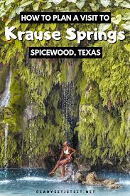 Learn how to visit the springs and where to eat after! Krause Springs One Of The Best Swimming Holes In Texas Ready Set Jet Set